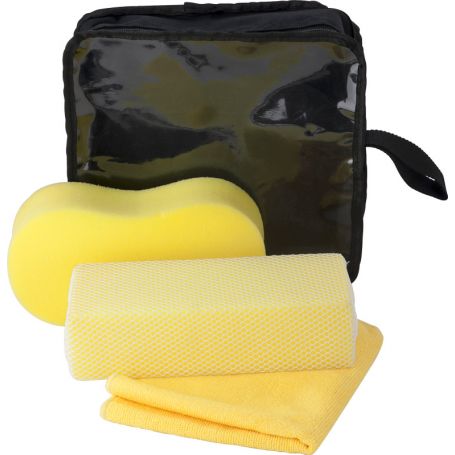 3 pièces Kit de lavage de voiture, personnalisable avec votre logo