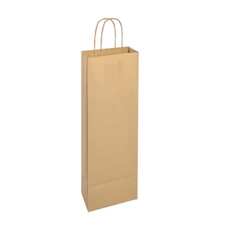 Wine Bottle Door Envelope, single-seater, 14 x 8.5 x 39.5 cm in recycled paper