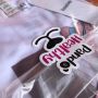 Etichette, Bollini chiudi busta/sacchetto T-Shirt, Felpe. Adesivo in PVC Opaco su misura personalizzate con il tuo logo