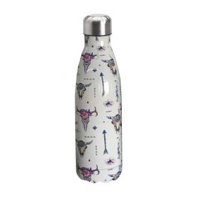 Water bottle "Bruin Bear" 500ml, double wall in stainless steel, thermal. 09