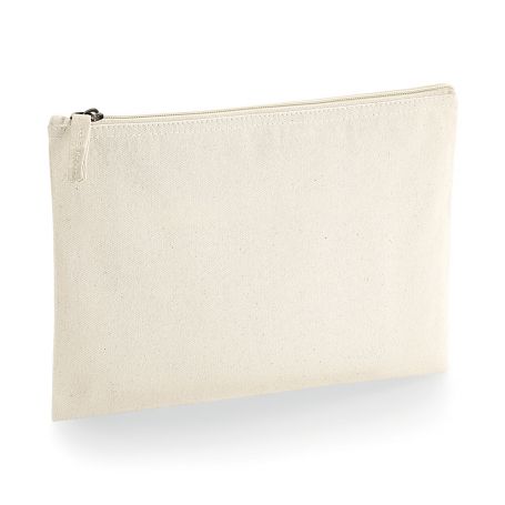 Necessaire Beauty da viaggio 28 x 20 cm. Cotone organico certificato OCS. Natural