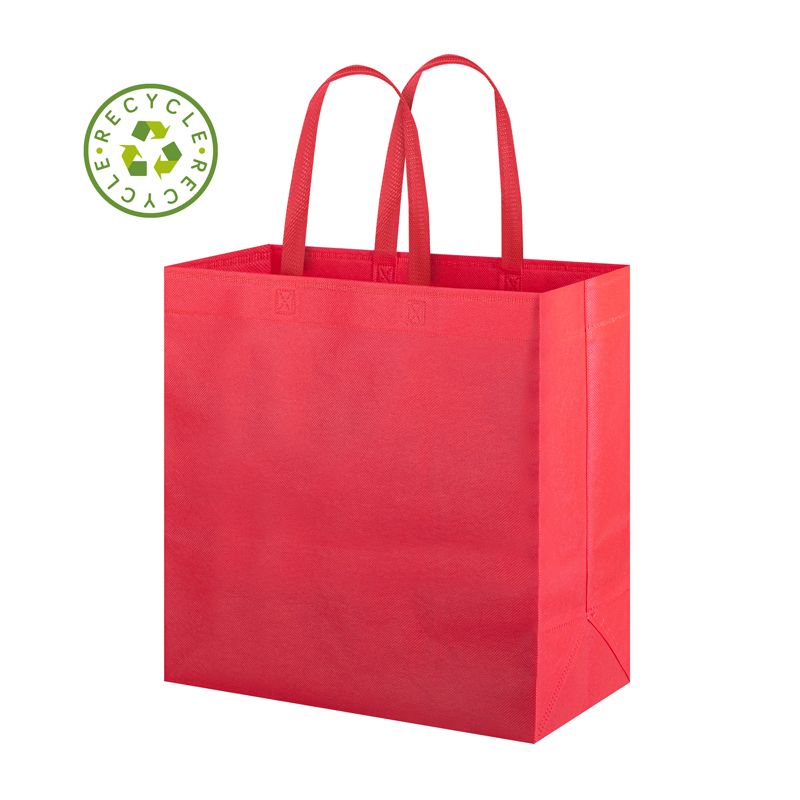 Borsa Shopper Ecologica 40 x 20 x 40 cm. 50% pet riciclato 100%  riutilizzabile