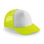 Cappello Fashion Vintage Snapback Trucker. Bianco/Fluo. Unisex. Beechfield