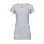 T-shirt extra lunga, scollo a V. Ladies Fashion Stretch Tee. Tee Javs