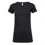 T-shirt extra lunga, scollo a V. Ladies Fashion Stretch Tee. Tee Javs