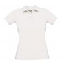 Safran Pure White Polo Femme Manches Courtes B&C