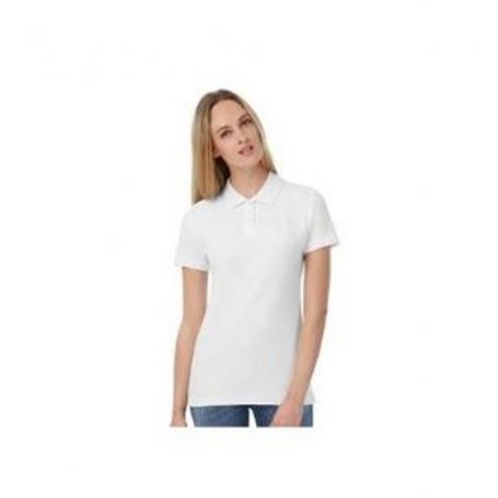 Safran Pure White Polo Femme Manches Courtes B&C