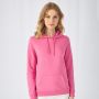 Felpa girocollo Hoodie Women con cappuccio minimal Donna. B&C