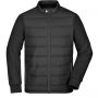 Giacca con imbottitura 100% poliestere. Men's Hybrid Sweat jacket. James & Nicholson