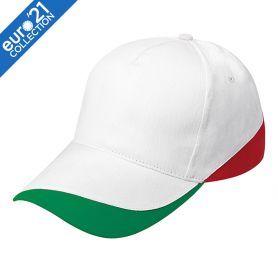 Hat Italy Promo Cap 5 Panels 100% Cotton Stripe Unisex Ale