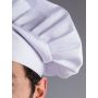 Chef's hat stretched on the back. Washable at 40°C.  Made in Italy. Color Italian