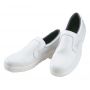 Shoe without white laces. Anti-slip, antistatic, oil-proof, anti-acid, steel tip CE marking EN 345-1 S1.