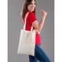 Shopper/Busta 38x42cm 130gr/m2 100% Cotone Natural Promo Bag. Stirata