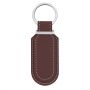 Keychain in Eco-leather and metal mod. Leather effect layer