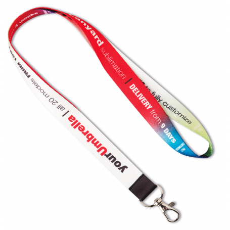 Fully Customized 10mm Polyester Lanyard And Badge Holder