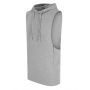 Sporty hoodie, super stretch and wide armholes. Urban Sleeveless Muscle Hoodie. Unisex. JustCool