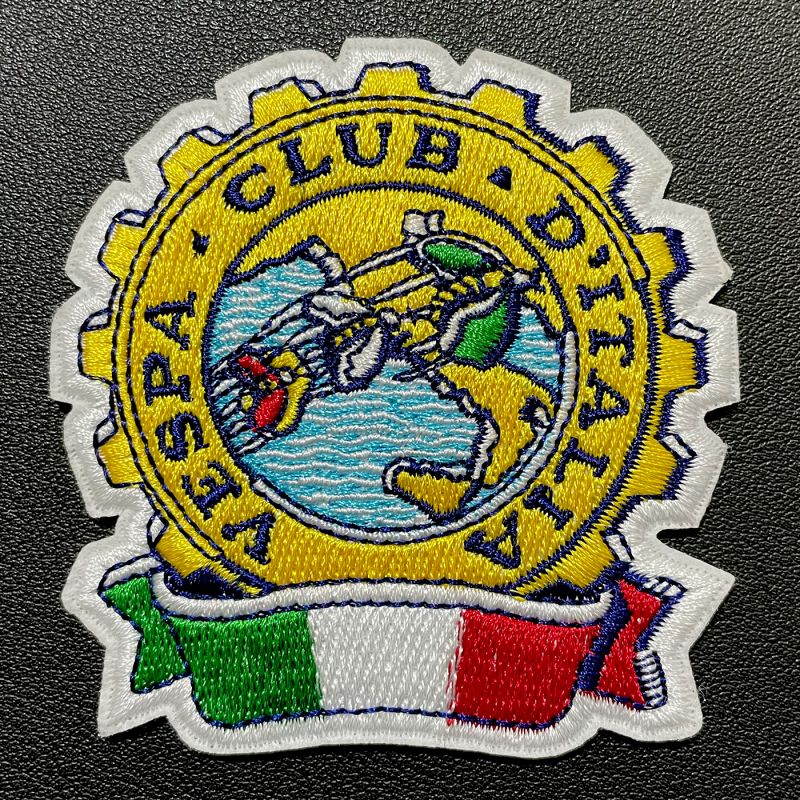 Patches/Patches Embroidered thermoadhesive customized for Vespa Club