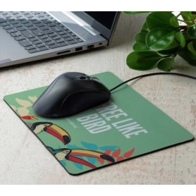 ANTIBACTERIAL Mouse Mat Subli 22 x 18 cm. Customizable with your color logo!