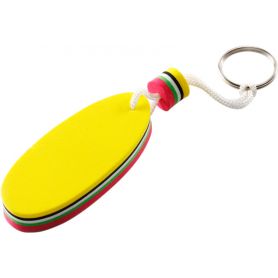 Floating keychain oval shape, in EVA. Hamid