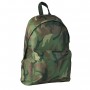 Backpack 26 x 38 x 12 cm in 600D polyester with zip and pocket. Camouflage Eastwest