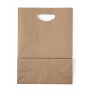 Lightweight bags in recycled paper of 80g/m2. 26 x 12 x 36 cm. Haspun