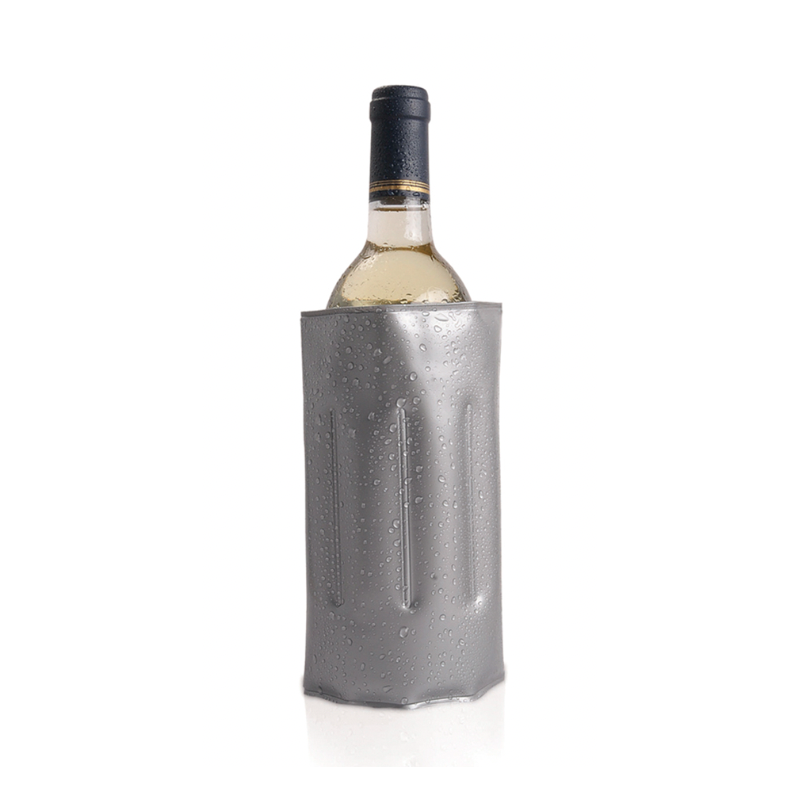 Glacette per vino con intercapedine refrigerante, in acciaio inox