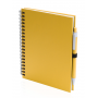 Notebook/Notes 15 x 18 cm spiral with white sheets, soft-touch cover in durable recycled cardboard. Koguel