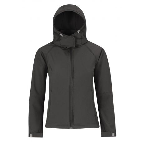 Technical jacket in 3-layer fabric. Removable hood and double