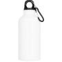 Subli Oregon Aluminum Water Bottle 400ml with screw cap and black carabiner.