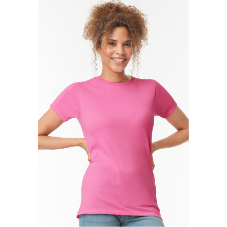 T-Shirt Soft StyleT maglia girocollo manica corta 100% Cotone
