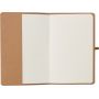 copy of Notebook/Notes in PU and Cork 14 x 21 cm with elastic and striped interior. Customizable with your logo!