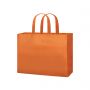 Promo Stock 100 Orange Bag/Envelope 42 x 32 x 10 cm in TNT with short handles Margaret