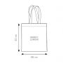 Promo Stock 100 Shopper/Envelope Royal Blue 38x42cm in TNT with long handles Musa