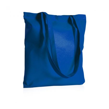 Promo Stock 100 Shopper/Envelope Royal Blue 38x42cm in TNT with long handles Musa