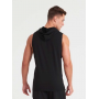 Sporty hoodie, super stretch and wide armholes. Urban Sleeveless Muscle Hoodie. Unisex. JustCool