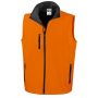 2-layer Microfleece Softshell Vest Unisex Black Spider