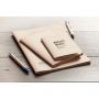 Notes/Notebook A6 on recycled paper 70gr and the cover 250 gr, customizable with your logo