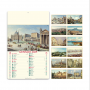 Calendar 2024 "Ancient Italy" 31 x 52.5 cm wall. Vintage Italian Almanac