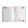 2025 Daily Diary 15 x 21 cm squared. Classic Line.