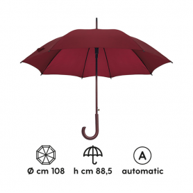 Ombrello Automatico Ø 108 x 88,5 cm "Bois"