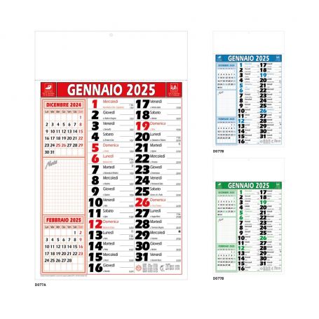 2025 calendar "Notes" 28.8 x 47 cm wall. Dutch Notes