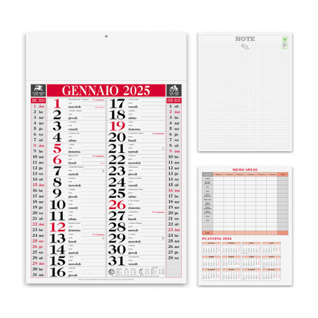 copy of Calendrier 2024 « Classic » 29 x 47 cm mur. Néerlandais