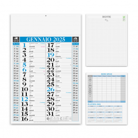 copy of Calendar 2024 "Classic" 29 x 47 cm wall. Dutch