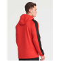 Sweat Zip De Fermeture En Deux Tons De Sport En Polyester Zoodie Unisexe Juste Cool