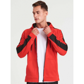 Sweat Zip De Fermeture En Deux Tons De Sport En Polyester Zoodie Unisexe Juste Cool