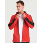 Sweat Zip De Fermeture En Deux Tons De Sport En Polyester Zoodie Unisexe Juste Cool