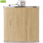 Hayden 175 ml stainless steel and bamboo flask