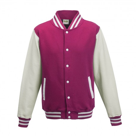 Sweatshirt Varsity Jacket College with the two-button placket Unisex Just  Hoods'