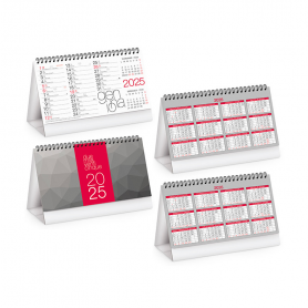 PROMO STOCK 50 Calendario 2025 "Moderno Table" 19 x 14,5 cm da tavolo