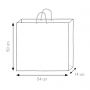 Shopping Bag 54 x 50 x 14 cm envelope in Kraft paper White Size XL